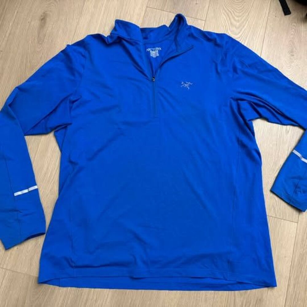 Arc'teryx Cormac Zip-Neck Blue size XXL